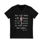 Anti Trump V-Neck Graphic Tee