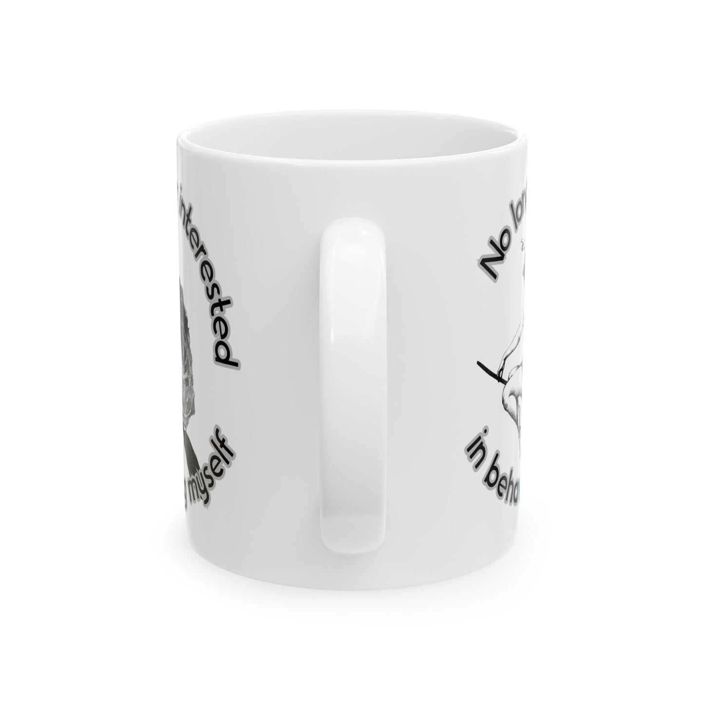 No Longer Interested In Behaving Myself Witchy Feminist Ceramic Mug