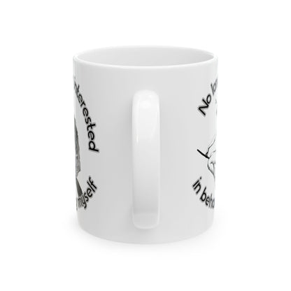 No Longer Interested In Behaving Myself Witchy Feminist Ceramic Mug