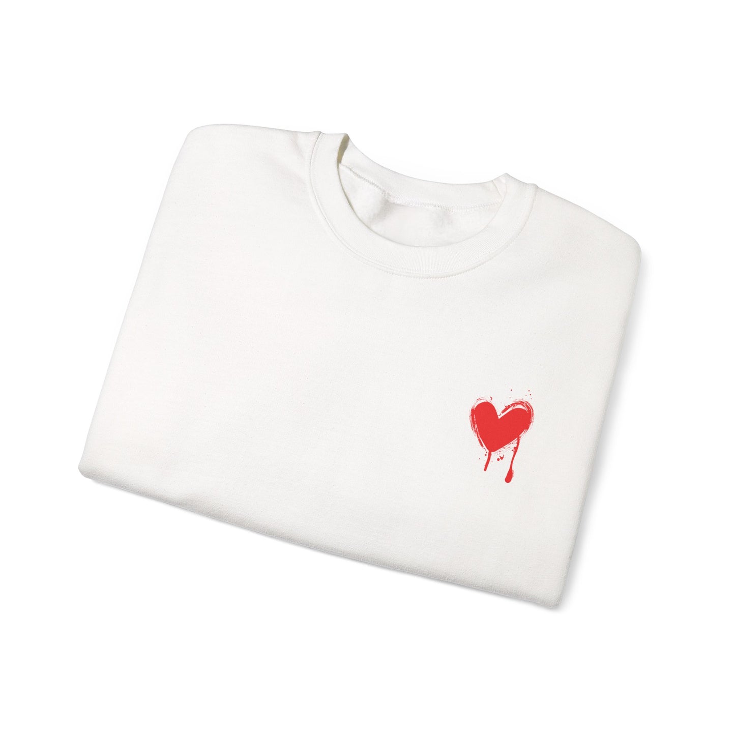 Copy of Copy of Bleeding Heart Crewneck Sweatshirt, Cozy Unisex Sweatshirt, Casual Streetwear, Gift for Activists, Statement Apparel