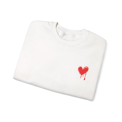 Copy of Copy of Bleeding Heart Crewneck Sweatshirt, Cozy Unisex Sweatshirt, Casual Streetwear, Gift for Activists, Statement Apparel
