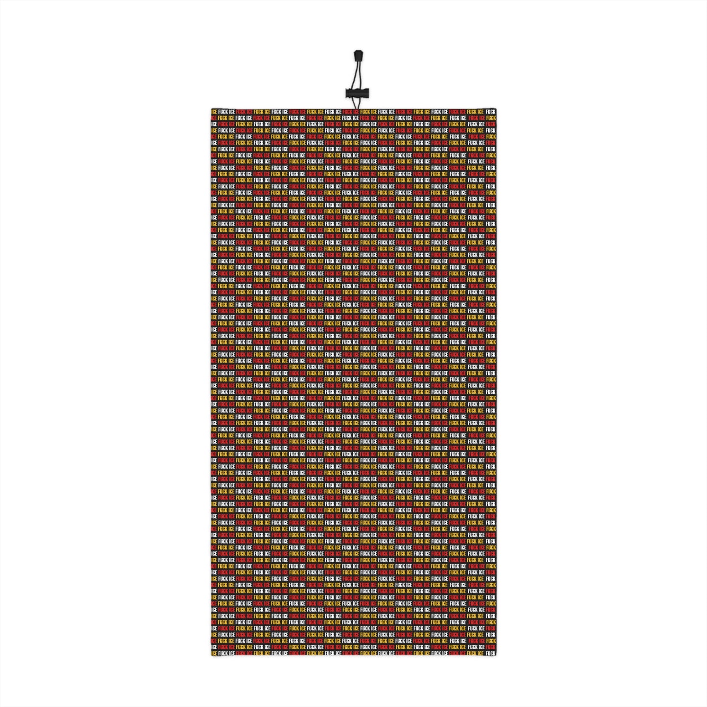 Fuck ICE Adjustable Face Cover and Hood