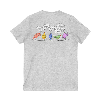 I Want For You What You Want For Immigrants V-Neck Graphic Tee