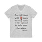 Anti Trump V-Neck Graphic Tee