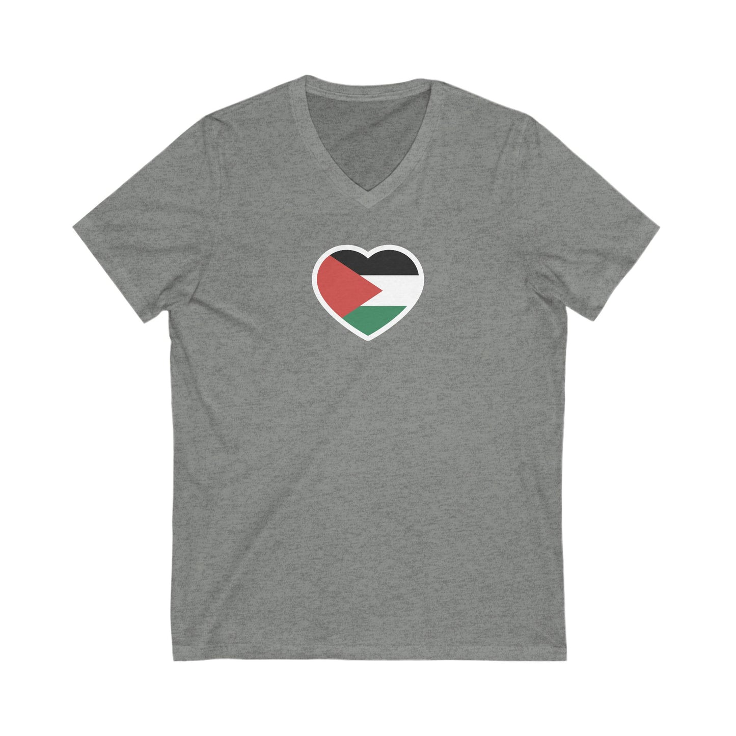 Free Palestine V-Neck Graphic Tee