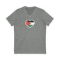 Free Palestine V-Neck Graphic Tee