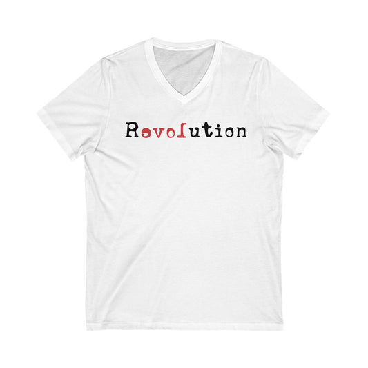 The Revolution Is Here V-Neck Graphic Tee