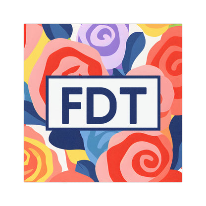 FDT Anti Trump 5"x5" Car Magnet