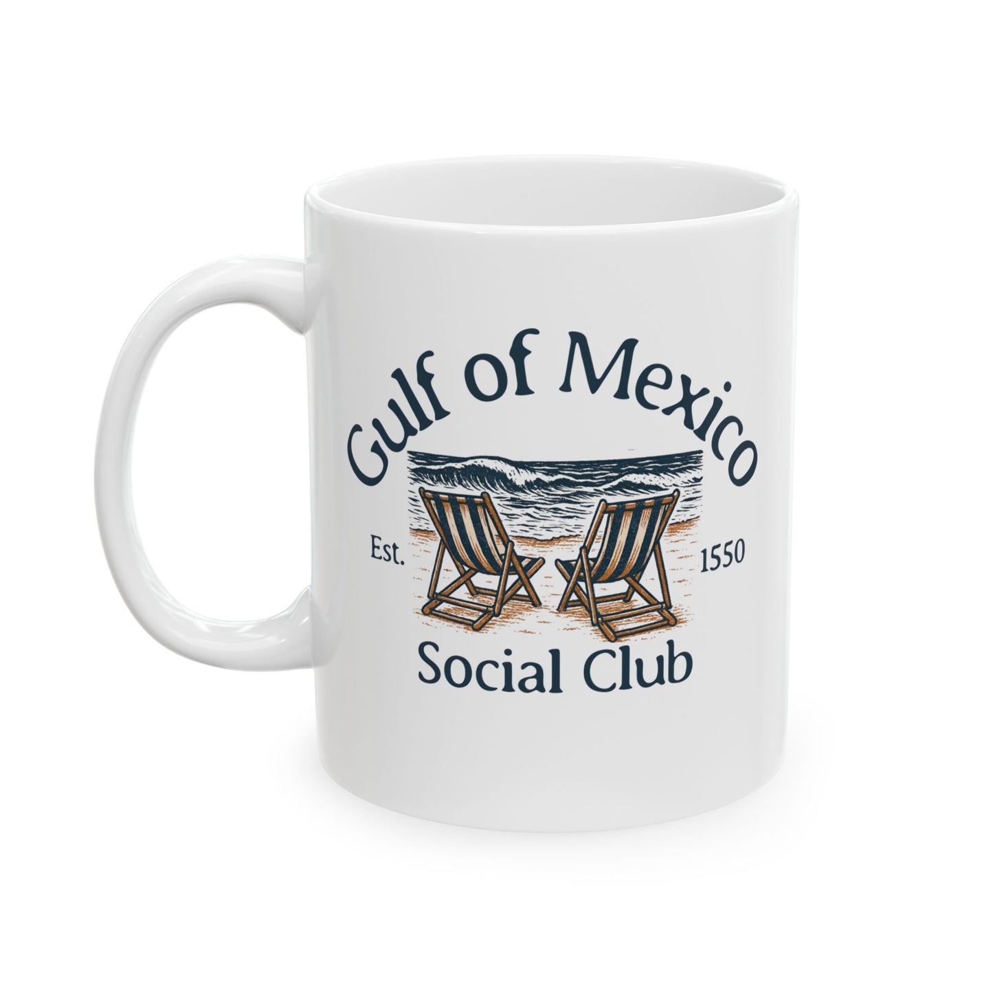Gulf of Mexico Fan Club Ceramic Coffee Mug