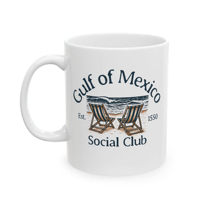 Gulf of Mexico Fan Club Ceramic Coffee Mug