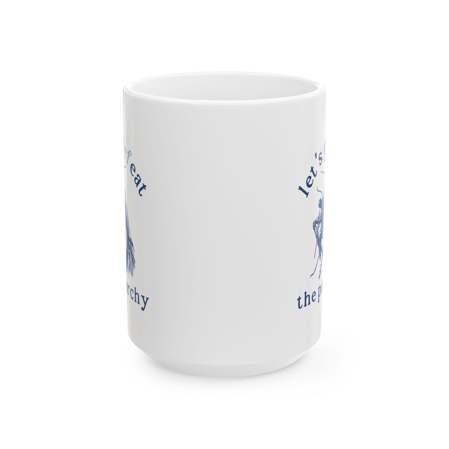 Defeat The Patriarchy Funny Feminist Ceramic Coffee Mug