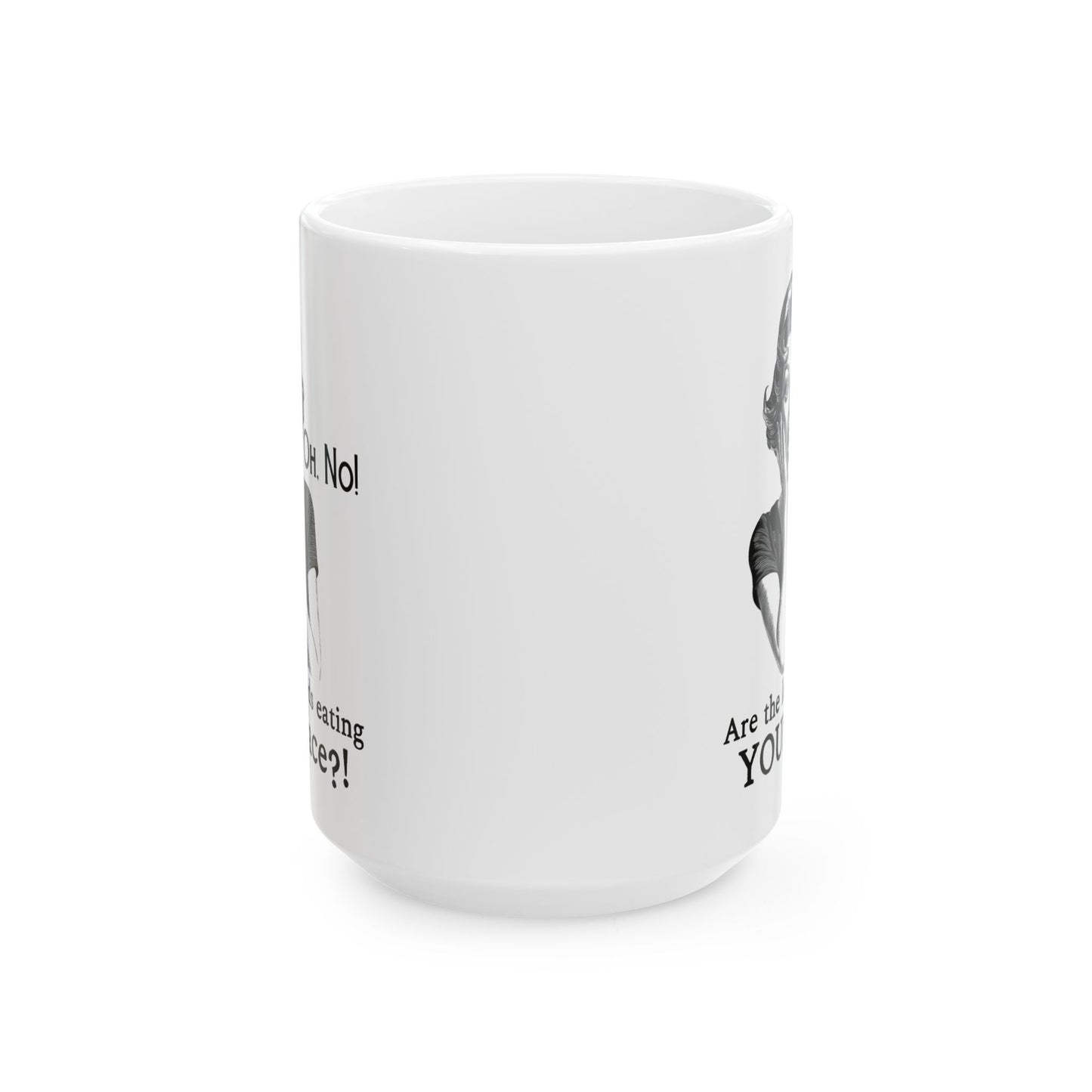 Anti MAGA "Leopards Eating Faces Party" Ceramic Coffee Mug