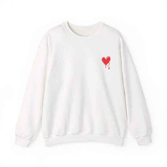 Copy of Copy of Bleeding Heart Crewneck Sweatshirt, Cozy Unisex Sweatshirt, Casual Streetwear, Gift for Activists, Statement Apparel
