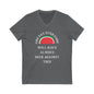 Free Palestine Watermelon V-Neck Graphic Tee