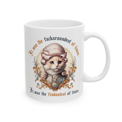 Subtle Anti MAGA FAFO Ceramic Coffee Mug