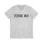 Fuck ICE V-Neck Graphic Tee