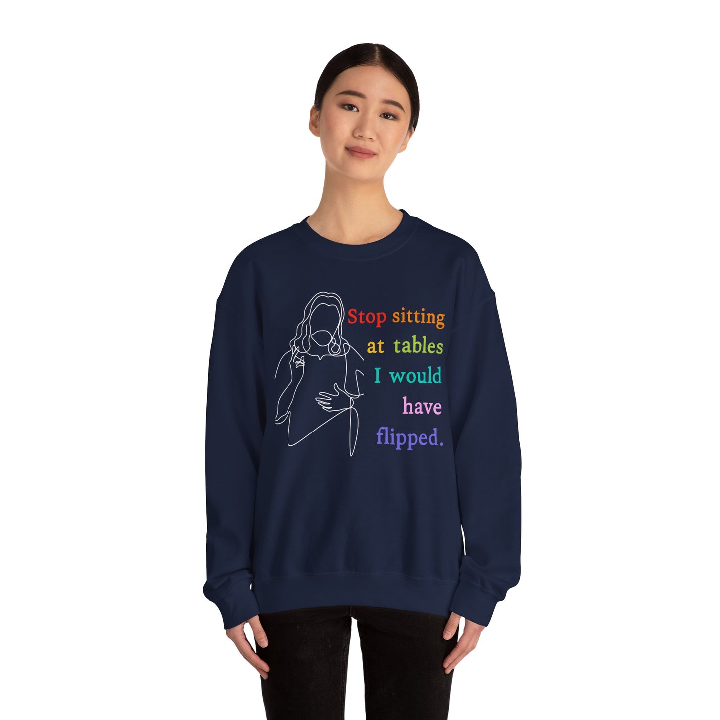 eeding Heart Crewneck Sweatshirt, Cozy Unisex Sweatshirt, Casual Streetwear, Gift for Activists, Statement Apparel