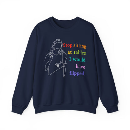 eeding Heart Crewneck Sweatshirt, Cozy Unisex Sweatshirt, Casual Streetwear, Gift for Activists, Statement Apparel