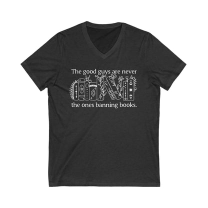 Stop Banning Books V-Neck Graphic Tee