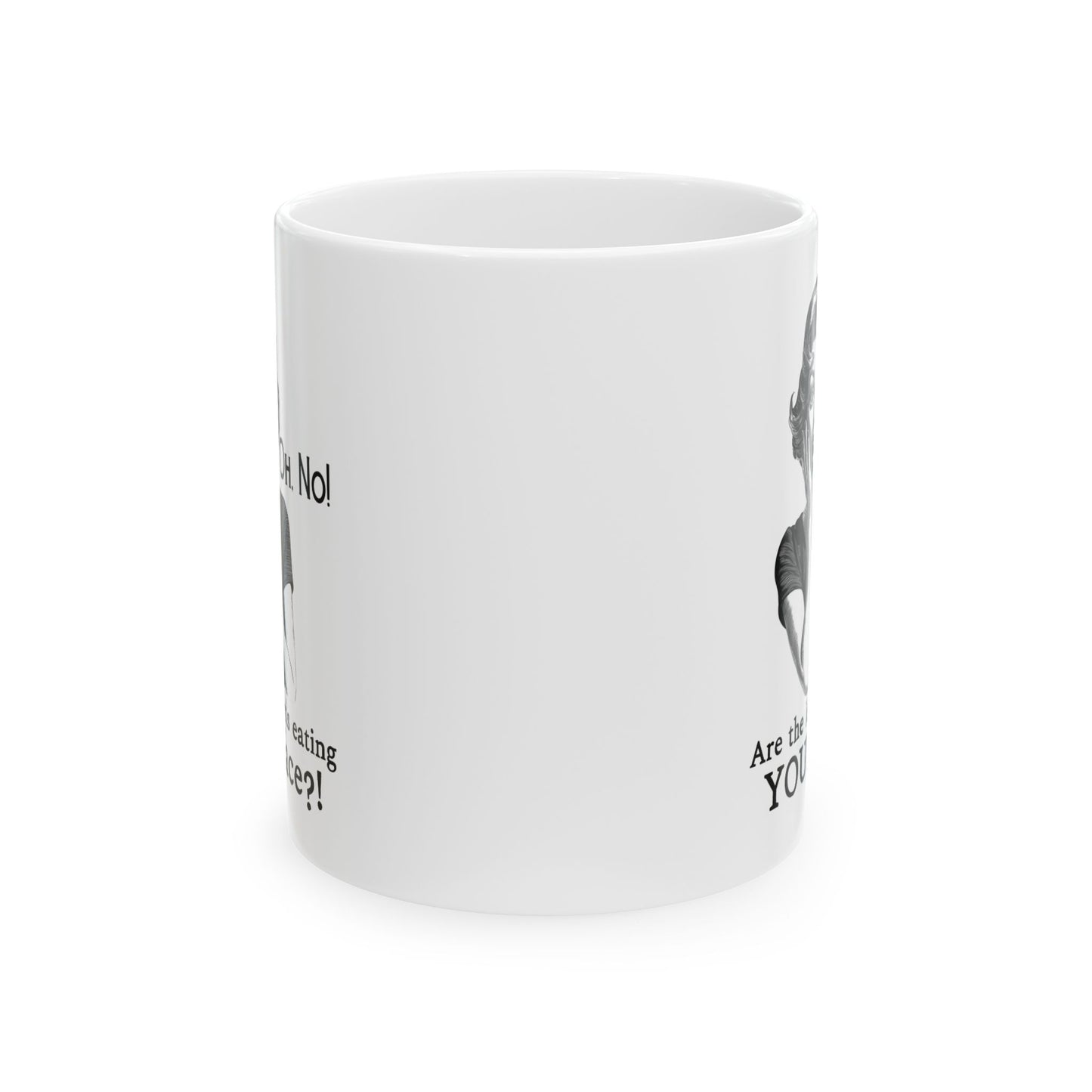 Anti MAGA "Leopards Eating Faces Party" Ceramic Coffee Mug