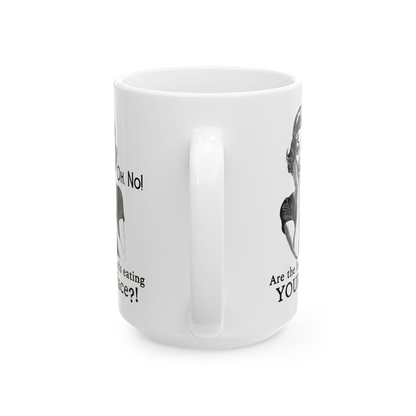 Anti MAGA "Leopards Eating Faces Party" Ceramic Coffee Mug