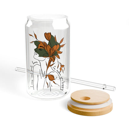 I was not put here to make you happy glass cup witchy feminist gift reproductive rights lgbtq+ merchandise protect trans kids anti fascist