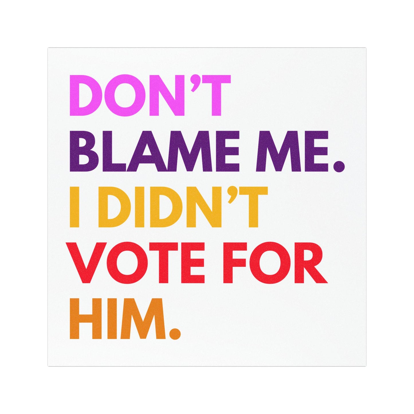 Anti Trump car magnet FDT bumper sticker anti fascism car magnet funny political gift idea resist car decal defend democracy car magnet