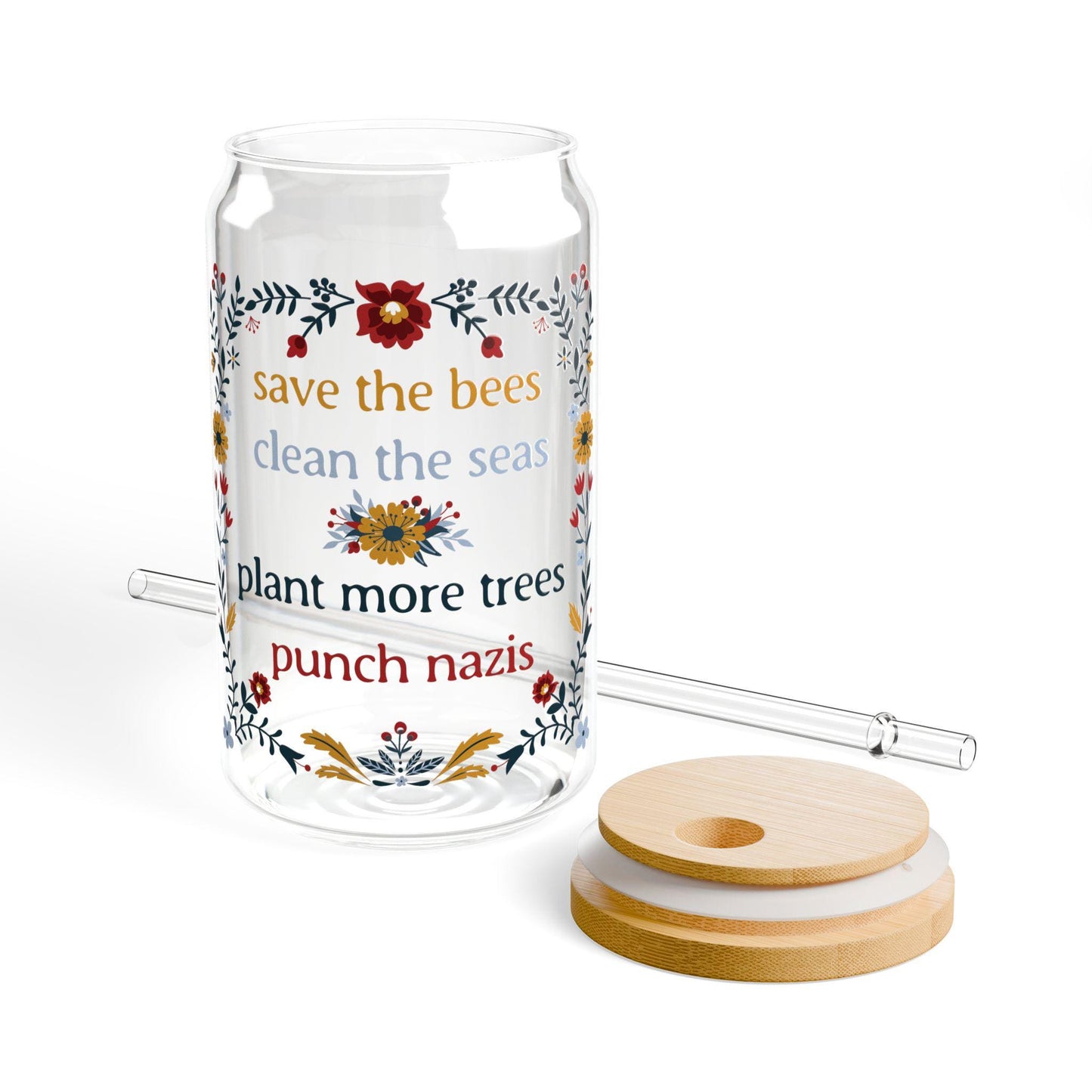 Punch Nazis anti fascist travel cup reproductive rights apparel f*ck elon musk FDT f*ck trump anti MAGA merch Trumpism pro immigration