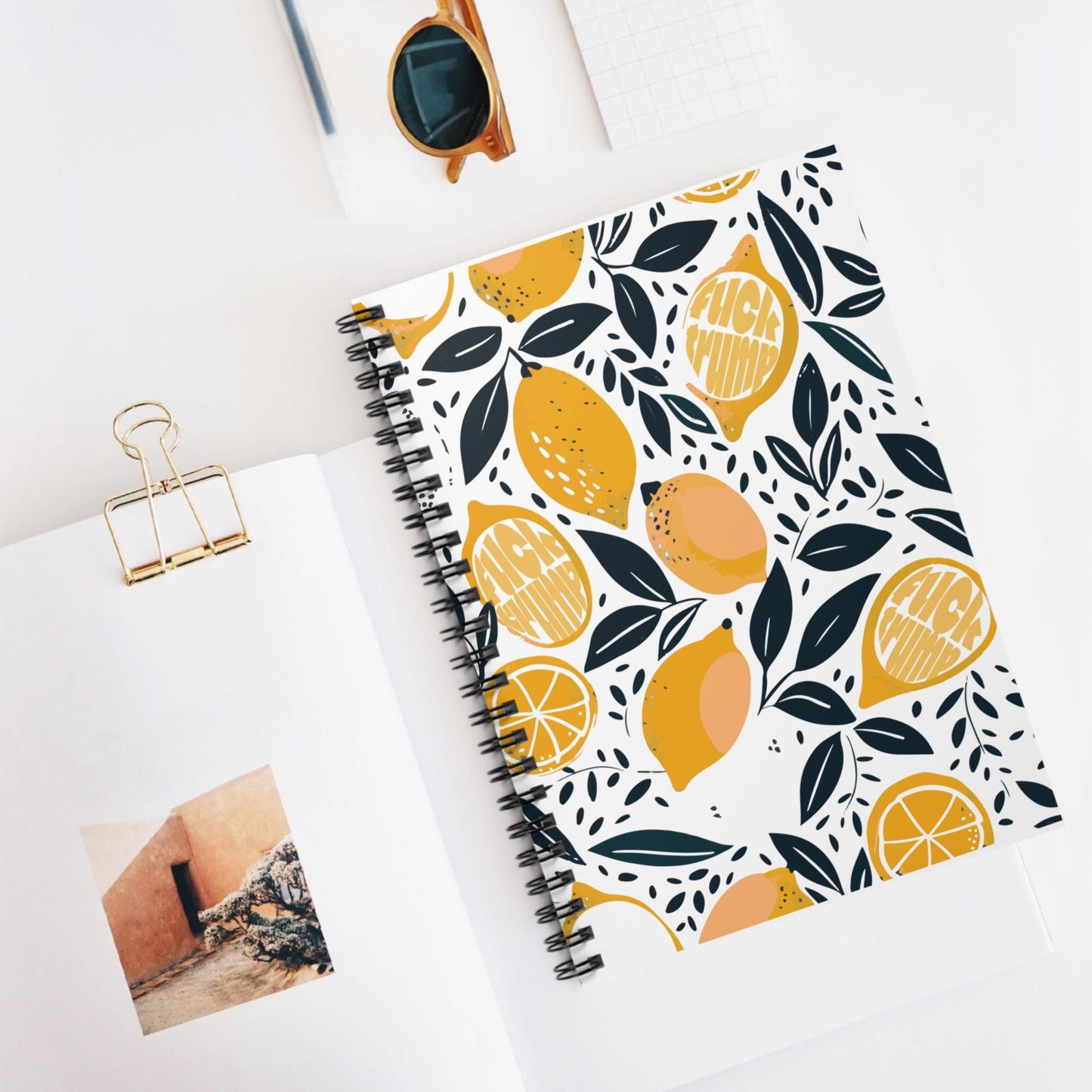 Subtle f*ck Trump journal FDT notebook f*ck Elon Musk funny feminist gift childless cat lady Anti Fascist, Never Trumper