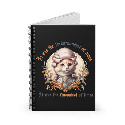 FAFO f*ck Trump journal FDT notebook Leopards eating faces party gift funny feminist gift pro choice rococo cat childless cat lady