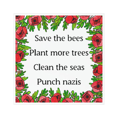 climate activist gift idea feminist car decal