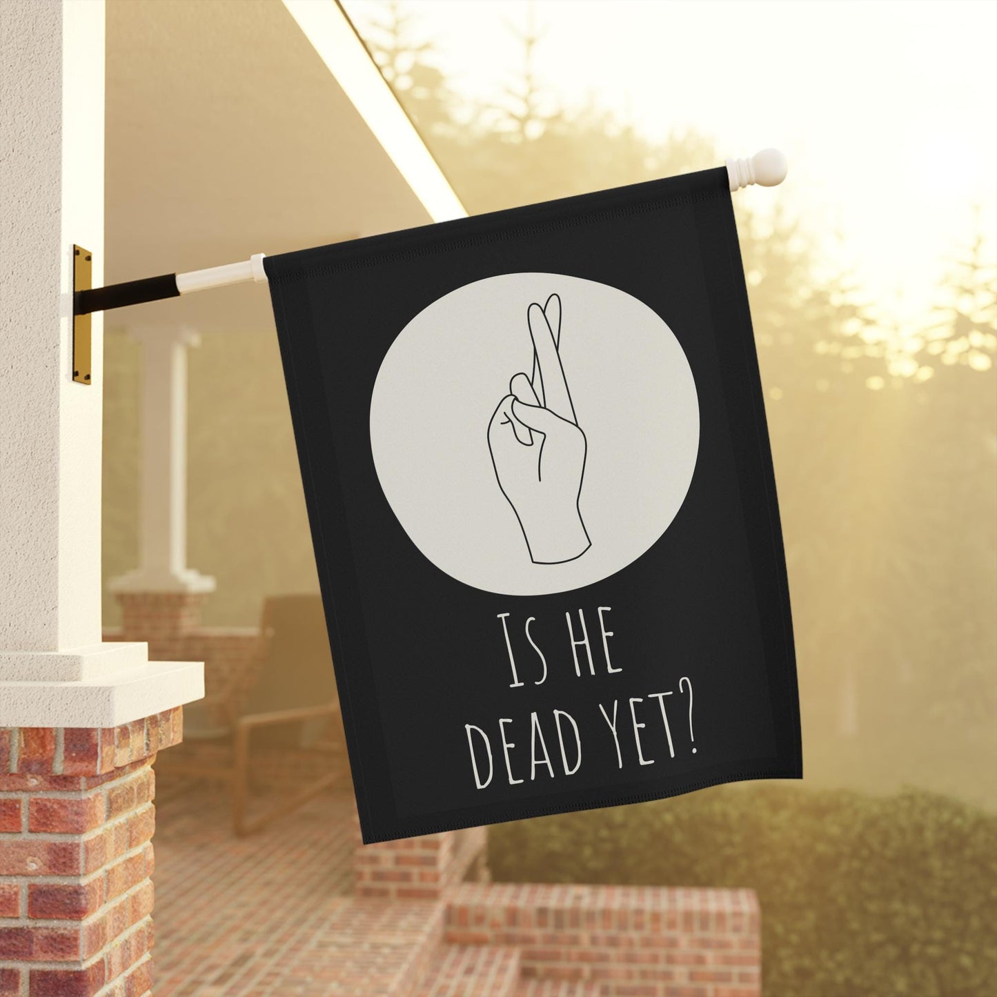 FDT yard sign impeach Trump flag