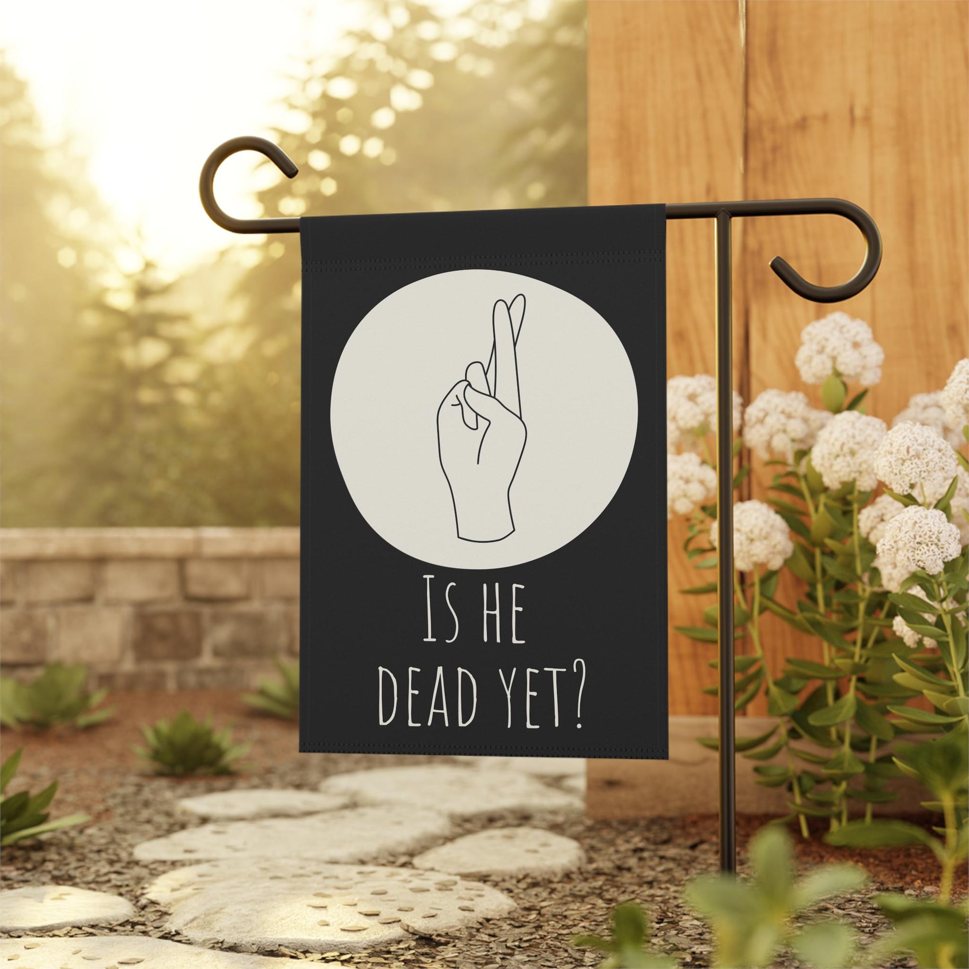 not my president garden flag