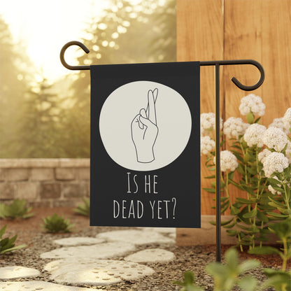 not my president garden flag