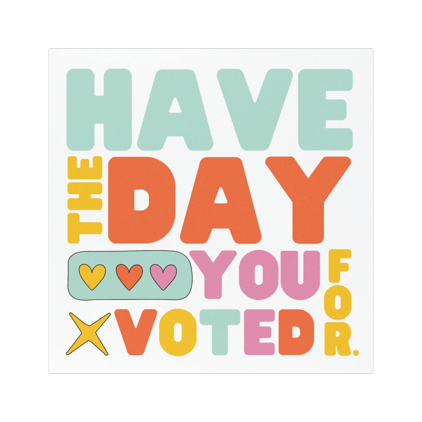 anti Trump gift idea funny feminist resist magnet