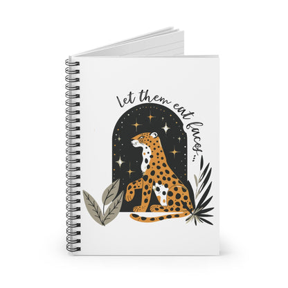 Let them eat faces journal Leopards eating faces party pro LGBTQ+ journal FDT notebook funny feminist gift f*ck Trump f*ck Elon Musk