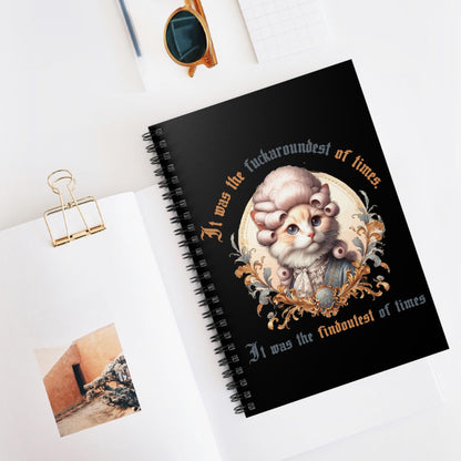 FAFO f*ck Trump journal FDT notebook Leopards eating faces party gift funny feminist gift pro choice rococo cat childless cat lady