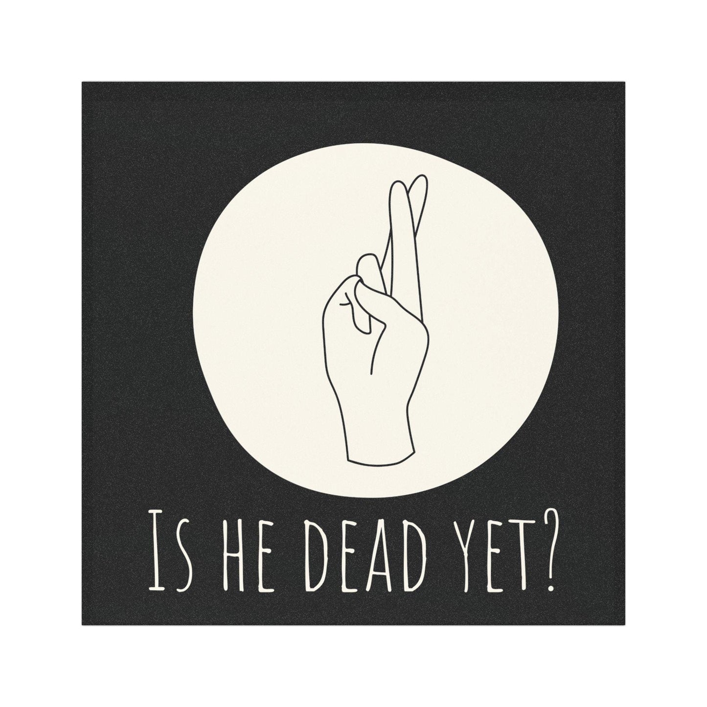 Is he dead yet car magnet anti Trump bumper sticker funny political car magnet anti MAGA decal not my president magnet foxtrot delta tango