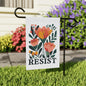 Resist Anti-Trump garden flag Anti-trump yard sign Leopards eating faces banner antifascist funny feminist gift Anti-MAGA activist merch