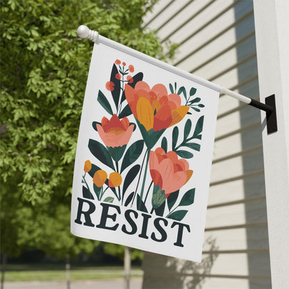 Resist Anti-Trump garden flag Anti-trump yard sign Leopards eating faces banner antifascist funny feminist gift Anti-MAGA activist merch