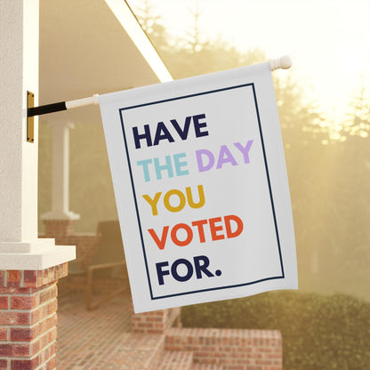 funny political house flag