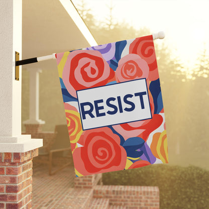 anti fascism yard sign subtle f*ck Trump house flag