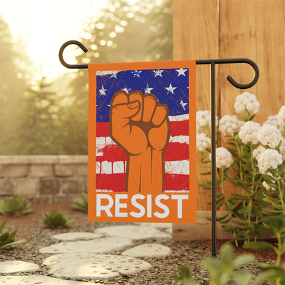 Anti-Trump political garden sign FDT Fuck Trump resist fascism flag pro democracy merch fuck the broligarchy deport elon musk decor