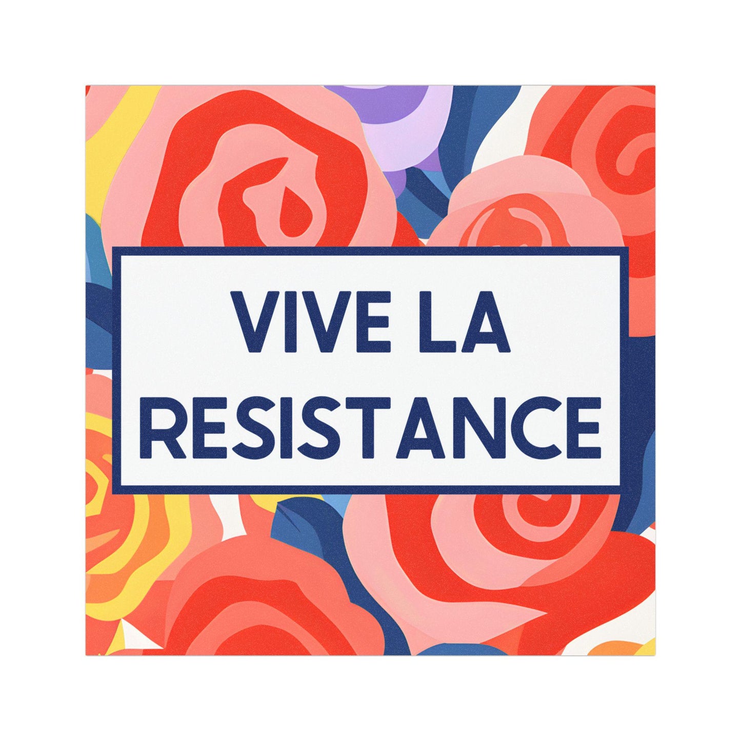 Vive la resistance car magnet anti Trump bumper sticker resist car decal revolutionary car magnet political gift idea feminist car magnet