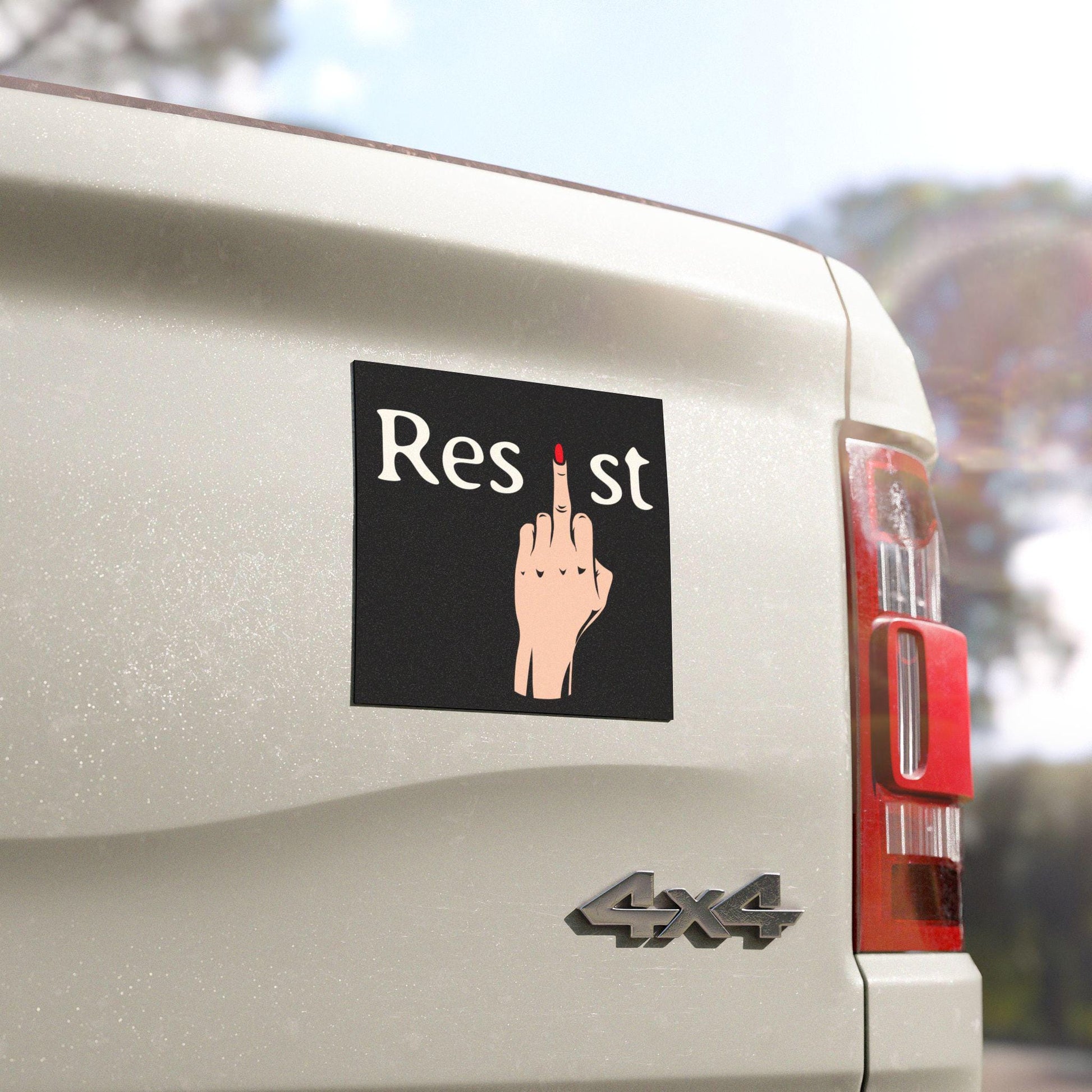 car decal feminist gift idea political car magnet