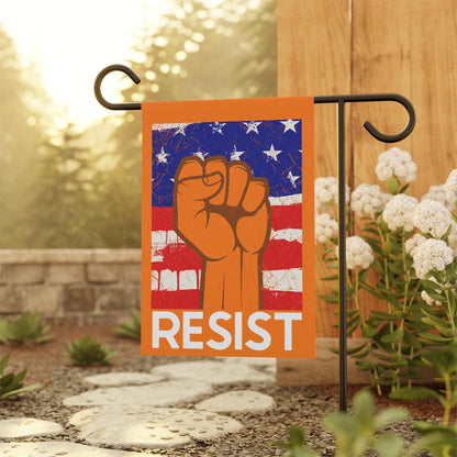Resist political house flag Anti-Trump garden decor Make good trouble yard sign Anti-fascism garden decor Subtle Fuck Trump feminist gift