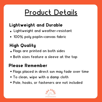 Vive la resistance garden flag Anti-Trump yard sign Subtle Fuck Trump house flag Anti-fascism garden decor Progressive gardener gift