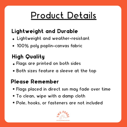 Stop Sitting at Tables I Would Have Flipped garden flag Progressive liberal Christian gift Anti-fascism merch FDT Anti-Trump garden decor