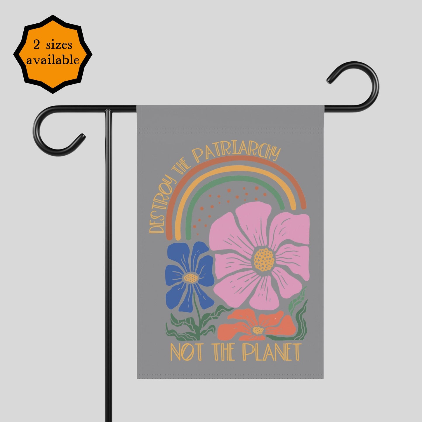 environmental activism garden banner feminist yard sign