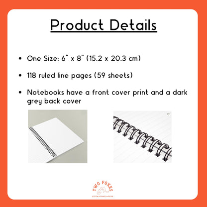 Subtle f*ck Trump journal FDT notebook f*ck Elon Musk funny feminist gift childless cat lady Anti Fascist, Never Trumper